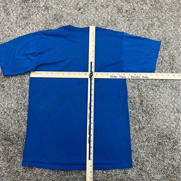 vintage shirt mens medium blue short sleeve Pensacola beach FL single stitch USA - Picture 8 of 10